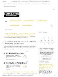 Soal Cpns 2014 Dan Kunci Jawaban Pdf Sekali