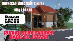 Denah rumah minimalis modern yang satu ini menggabungkan gaya modern dengan nuansa vintage sehingga terlihat lebih menarik dan membuat penghuni rumah tidak bosan. Desain Rumah Kayu Minimalis Di Kampung Rumah Sederhana 6x8 Meter Youtube
