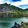 Gowes danau quarry jayamix 2 prank roadbike trek bebatuan. 1