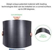 LensunSolar 100W Flexible Solar Panel, PERC 9BB Solar Cell