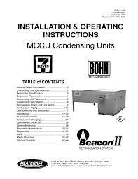 The schematic piping diagram will also show the pipe sizes and lengths that were used in the calculation. Heatcraft Refrigeration Products Ii User S Manual Manualzz