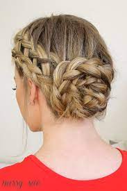 Waterfall Dutch French Braided Bun Hair Styles Bun Hairstyles Long Hair Styles