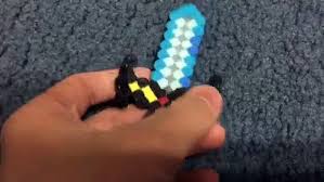 A collection of the top 49 minecraft diamond sword wallpapers and backgrounds available for download for free. Minecraft Story Mode Enchanted Sword Perler Beads Video Dailymotion