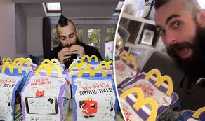 Man scoffs down 15 McDonald's HAPPY MEALS for THIS reason