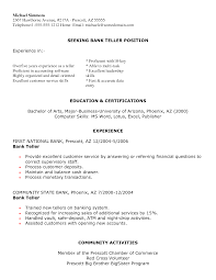 Sample Resume For Bank Teller At Entry Levelcareer Resume Template Career Resume Template Bank Teller Resume Job Resume Examples Resume Examples