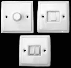 Some light switches can be shipped to you at home, while. 1 X Classic White Porcelain Light Switch Single Double Or Dimmer Switch Ebay