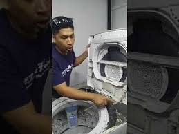 Toshiba mesin cuci toshiba vh 95 mn 8,5kg 2 tabung 95mn 8,5 kg low watt jepang. Cara Buka Drum Atau Servis Drum Toshiba Aw 9790s Youtube