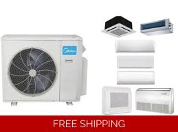 Cooper Hunter 48000 Btu 17.4 SEER Light Commercial Grade Slim Ducted Mini  Split Heat Pump AC