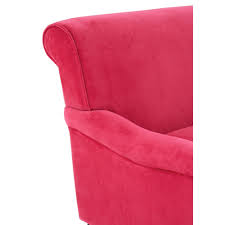 Place one in the bedroom for a soft spot to sit while you put on makeup, or try a few arm chairs in the den for additional seating for movie nights. Large Pink Plush Velvet Chair Modern Contemporary Furniture