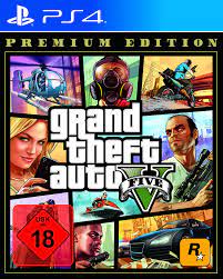 Developed by series creator rockstar north, grand theft auto v heads to the city of los santos and its surrounding hills, countryside and beaches in the largest and most ambitious game rockstar has yet created. Grand Theft Auto V Gta 5 Premium Edition Playstation 4