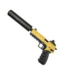 Introducing the newest member of the glock slimline family. Glock With Silencer Foam Toy Gun Horror Shop Com