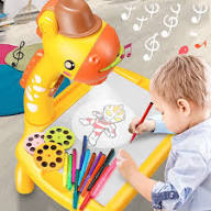 Mesa De Proyector De Dibujo Para Niños , Trazar Y Dibujar Juguete Con Luz Y Música , Inteligente Infantil Sketcher Escritorio EducationToy | Shopee México