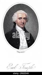 RICHARD GRENVILLE, first earl TEMPLE statesman Stock Photo