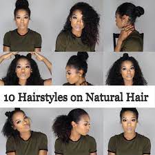 10 Quick And Easy Hairstyles On Natural Hair 3b 3c Natural Hair Styles Natural Hair Styles Easy 3c Hair