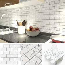 L form kitchen structure concepts shaker style kitchen cabinets beige kitchen kitchen cabinet styles. Stick On Tiles For Kitchen Bathroom Backsplash Homeymosaic 12x12 Subway White Peel And Stick Backsplash Tile Stickers 1 Sheet Thicker Design Decorative Tiles Decorative Accessories Ekoios Vn