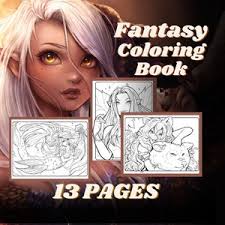 Coloring Book Anime Girl