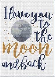 Check spelling or type a new query. I Love You To The Moon And Back Cross Stitch Pattern Etsy In 2020 Disney Cross Stitch Patterns Moon Cross Stitch Cross Stitch Patterns