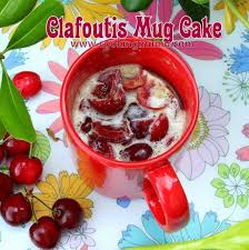 Clafoutis Mug Cake In French Recette Mugcake Recettes De Cuisine Desserts Pour Une Personne