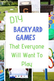 Will backyard games for kids another great alternative. Diy Backyard Games Fun For All