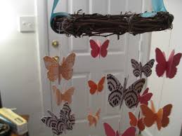 I saw some cool mobiles on pinterest & thought i'd make a blue & a pink butterfly mobile. Diy Baby Mobile The Adventures Of Nick Brittany