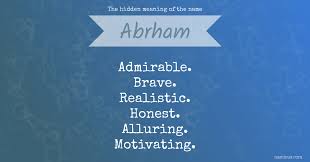 (yes) both team to score. The Hidden Meaning Of The Name Abrham Namious