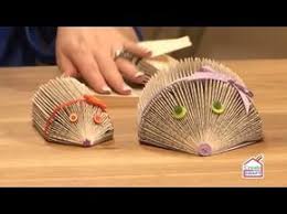 Book Folding Step By Step Tutorial Book Art A Mouse Or Scabbers Ron S Rat Youtube Craft Ideas For Kids Book Art Book Folding Folded Book Art