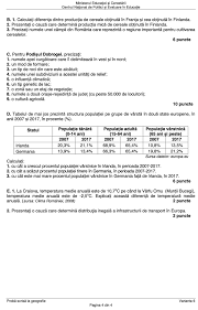 La probele scrise mijloacele de calcul sunt interzise, iar hârtia folosită este doar cea distribuită în sala de examen. Subiecte GreÈ™ite La Geografie Pentru AbsolvenÈ›ii Din Cugir Care Au SusÈ›inut Bacalaureatul CandidaÈ›ii Unui Liceu Au Primit Subiectele Din 2019 Alba24 Ro Edupedu Ro