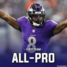 Lamar Jackson has been named first-team All-Pro for the 3rd time in his  career. This means it's very likely he will win MVP as well, since it's the  same set of voters.