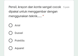 Dalam menciptkan objek menggunakan teknik menggmbar aquarel dilakukan dengan cara. Pensil Krayon Dan Konte Sangat Cocok Dipakai Untuk Menggambar Dengan Menggunakan Teknik Brainly Co Id