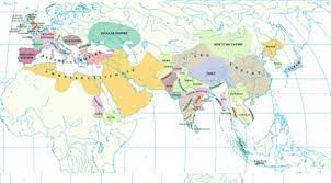 Carte Du Califat Omeyyade En 700 Sous Abd Al Malik Ibn Marwan Histoire Andalousie