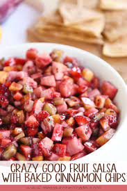 Fruit Salsa With Baked Cinnamon Tortilla Chips Recipe Fruit Salsa Cinnamon Chips Fruit Salsa With Baked Cinnamon Chips