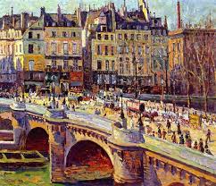 Le Quai Conti Paris Canvas Print Canvas Art By Maximilien Luce Le Peintre Peintre Et Peintres Impressionnistes
