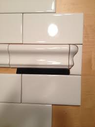 Daltile restore bright white 2 in. Chair Rail Travails Ceramic Tile Advice Forums John Bridge Ceramic Tile