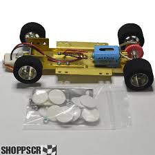 H R 1 24 Scale Adjustable Slot Car Chassis Silicone Tires Hrch06