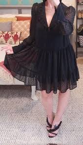 Most recently, blogger flattery of flattery.ca styled her black h&m dress in a streetstyle look. H M Long Sleeve Flowy Black Dress Curtsy