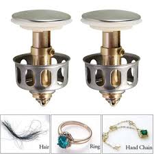 2pcs wash basin bounce drain filter pop