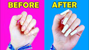 How To Make Fake Nails With Home Materials 2 Without Nail Glue Ama Fake Nails For Kids Fake Nails With Glue Glue On Nails