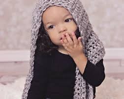 Etta Pocket Pixie Scarf Crochet PDF Pattern Toddler, Child and Tween/adult  Sizes