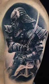 Black And Grey Tattoo Design Asian Oriental Tattoo Samurai Black And Gray Tattoo Styles And Meanings Designs De Tatuagem Tatuagem Preta Tatuagem India Com Lobo