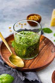 Classic Basil Pesto Sauce Recipe Oh Sweet Basil Recipe In 2021 Basil Pesto Sauce Pesto Sauce Recipe Pesto Sauce