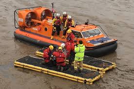 The hovercraft was developed to operate in tidal areas such as morecambe bay where strandings by incoming tides can. Busy Weekend For Morecambe S Volunteer Rnli Lifeboat Crews Cumbriacrack Com