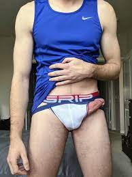 A jock was a poor choice this morning. Well, this was intended to be a  bulge pic, but I got excited. : r/Bulges