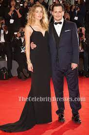 She's never been one to shy away from the spotlight. Amber Heard Black Evening Dress Black Mass Venice Film Festival Premiere Thecelebritydresses
