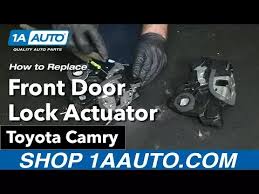 Start date aug 26, 2008. How To Replace Front Door Lock Actuator 06 11 Toyota Camry 1a Auto