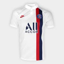 Foot buy br camisa psg away branca 2019/2020. Camisa Paris Saint Germain Third 19 20 S NÂº Jogador Nike Masculina Branco Vermelho Netshoes