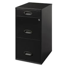 Bradstone 3 drawer white file cabinet. Realspace Soho 18 3 Drawer File Black Office Depot