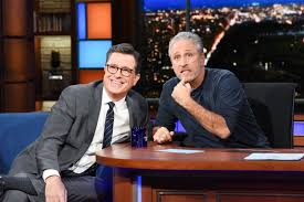 I was really hoping that in 1918, they'd be like. Jon Stewart Goes All In On The Lab Leak Theory On The Late Show With Stephen Colbert The Washington Post