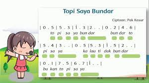 Bagi anak sekolah yang ingin notasi angka di atas. Download Topi Saya Bundar Lirik Lagu Anak Cipt Musik Pompi S Mp3 Mp4 3gp Flv Download Lagu Mp3 Gratis