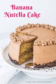 banana nutella cake recipe banana nutella cake nutella cake cake flavors