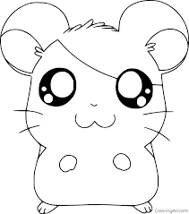 Free printable hamtaro coloring pages. Simple Hamtaro Coloring Page Coloringall